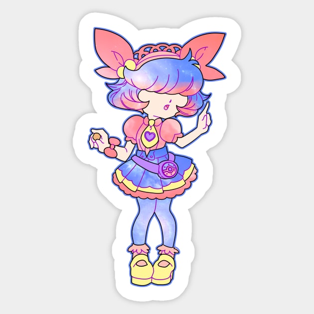 Magical schoolgirl Sticker by MeikosArt